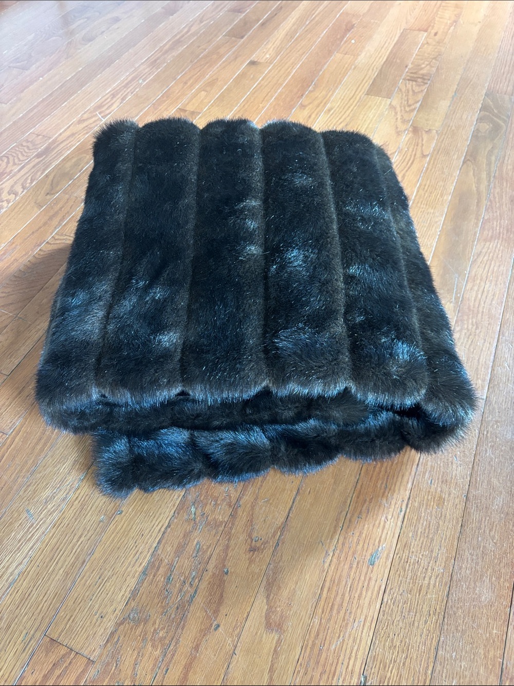 Dennis Basso Home Faux Fur Throw Blanket. Very luxurious!